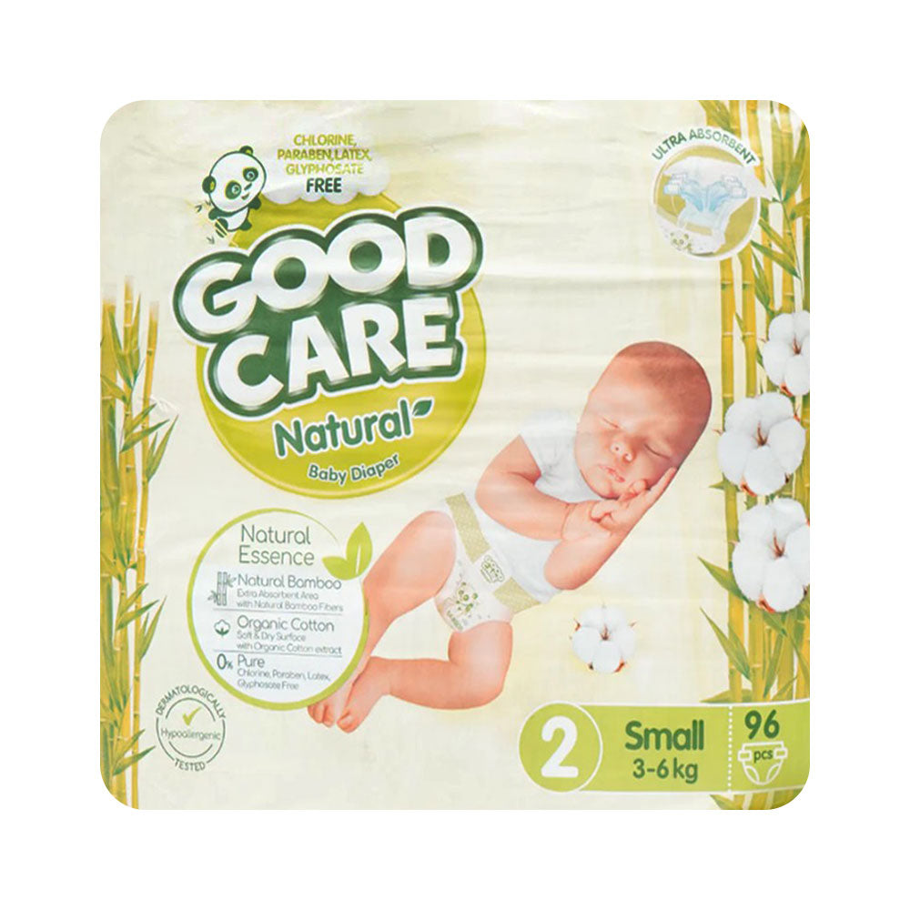 GOODCARE NATURAL DIAPER SMALL 96 PCS JUMBO