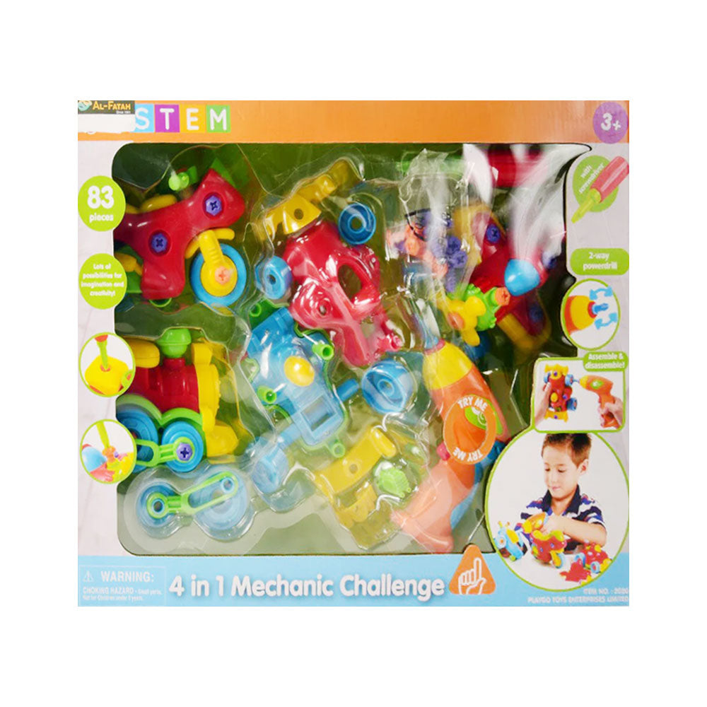 2020 PLAY GO 4IN1 MECHANIC CHALLENGE SET H.B