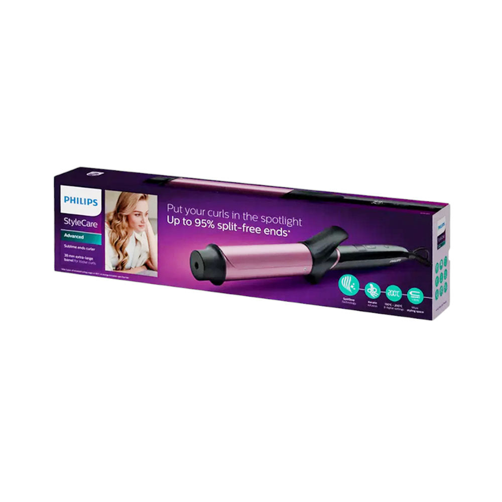 PHILIPS HAIR CURLING TONG 38MM BHB869