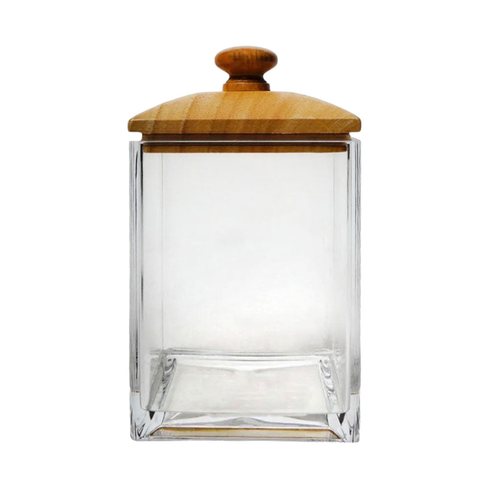 JAR ACRYLIC WOOD LID IR F2072A