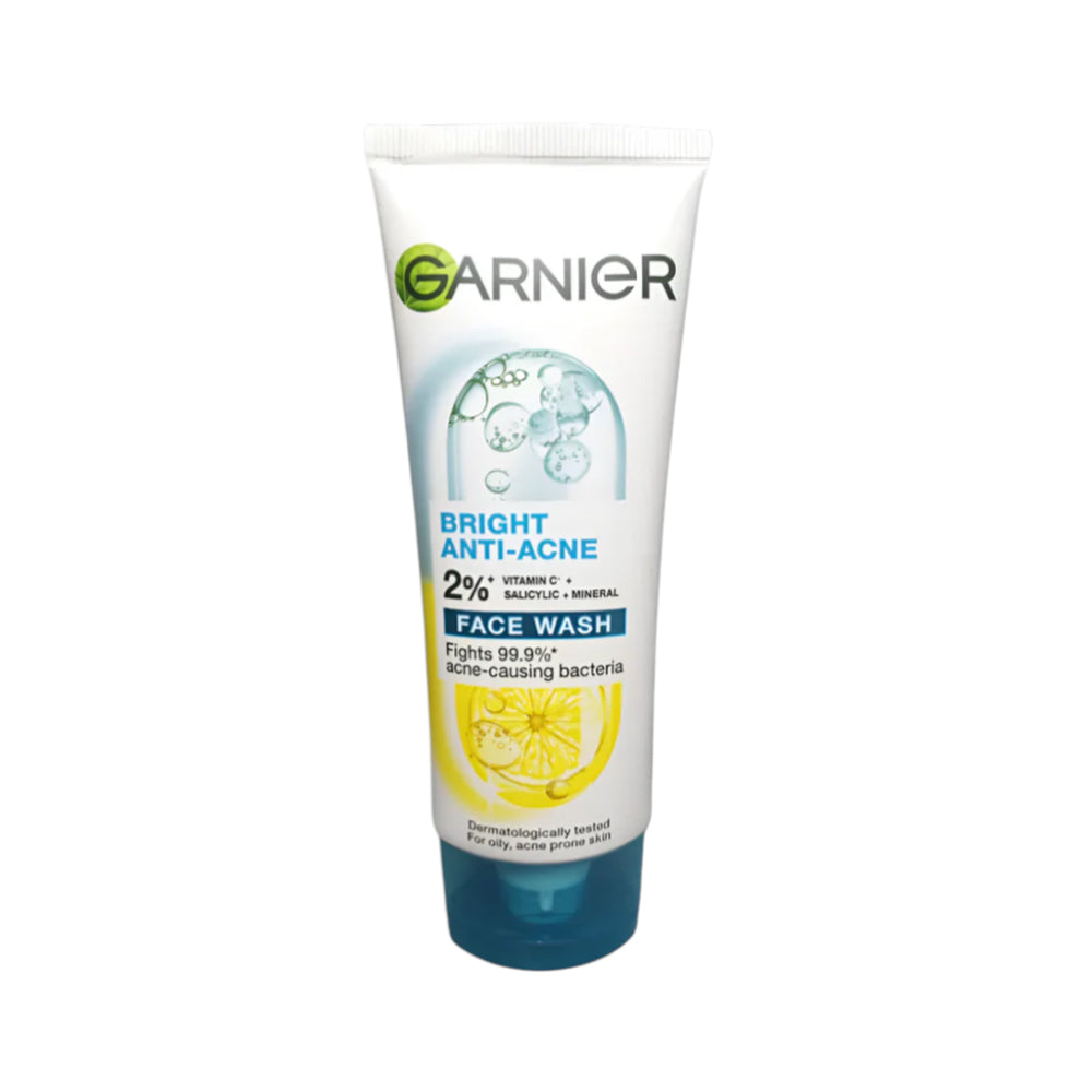 GARNIER BRIGHT COMPLETE ANTO-ACNE CLEANSING FOAM 100ML