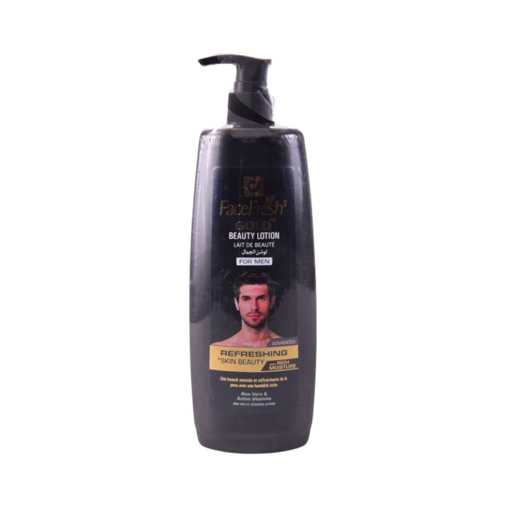 FACE FRESH GOLD BEAUTY LOTION FOR MEN 400ML