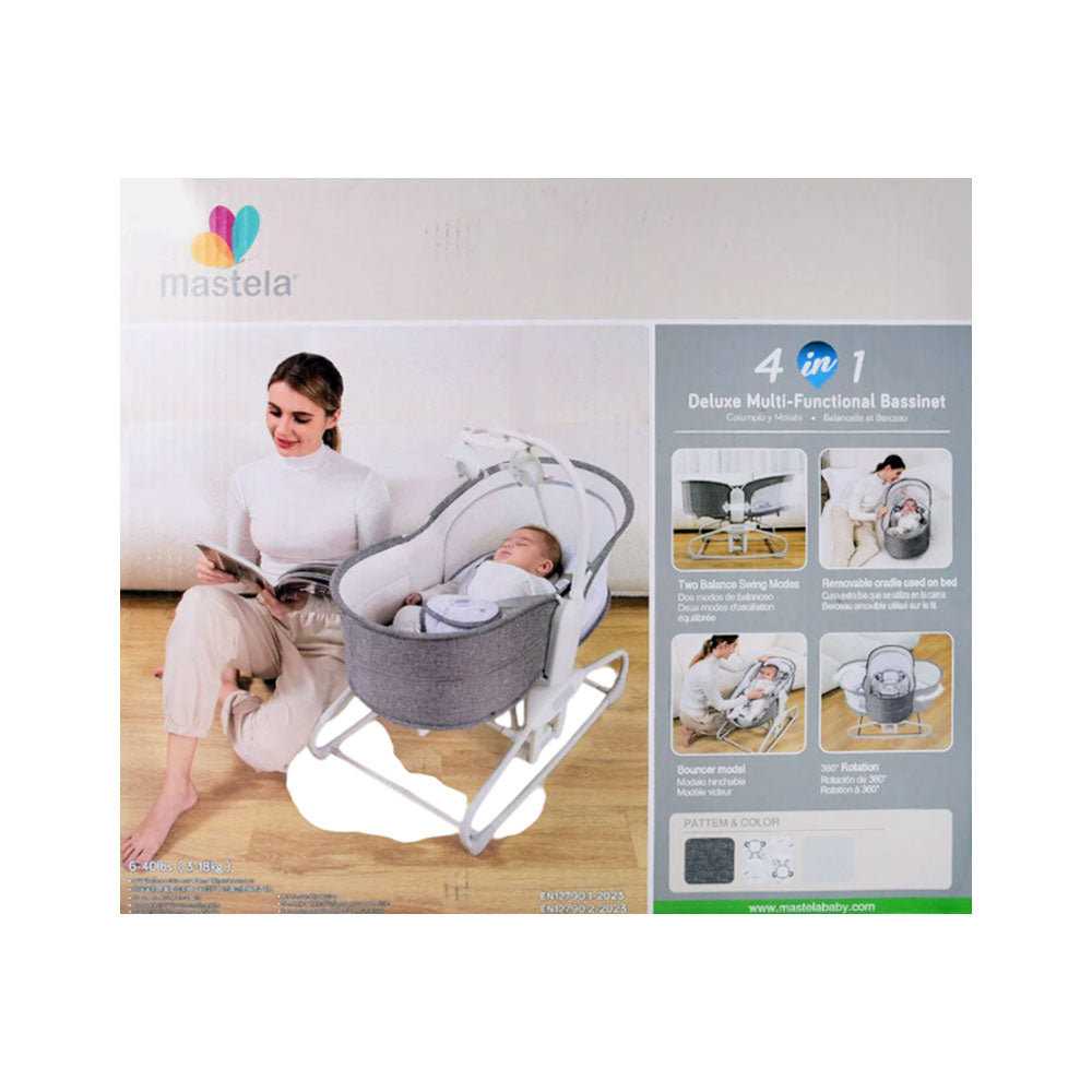 MASTELA DELUXE MULTIFUNCTIONAL BASSIINET 4IN1 3087 T.T