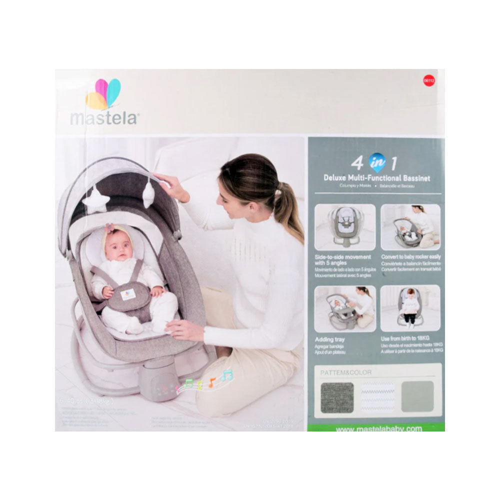 MASTELA DELUXE MULTIFUNCTIONAL BASSIINET 4IN1 8112 T.T
