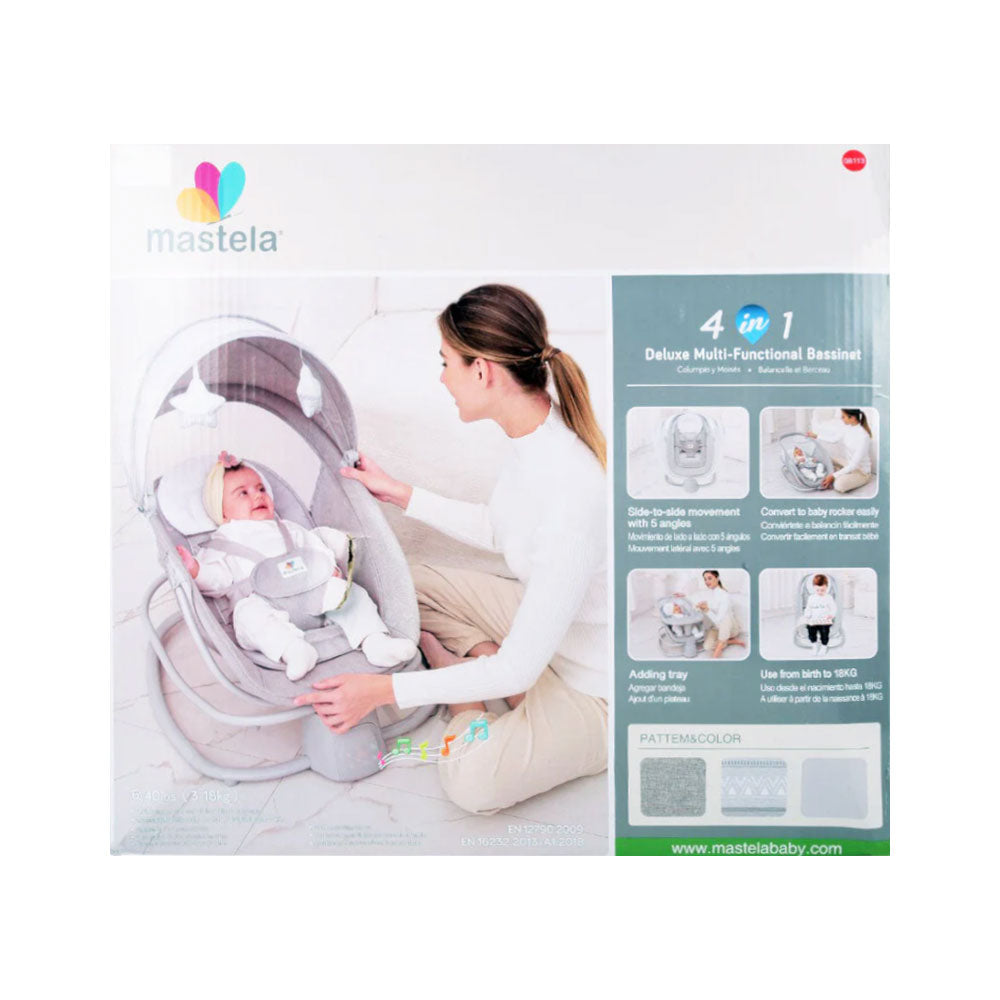 MASTELA DELUXE MULTIFUNCTIONAL BASSIINET 4IN1 8113 T.T