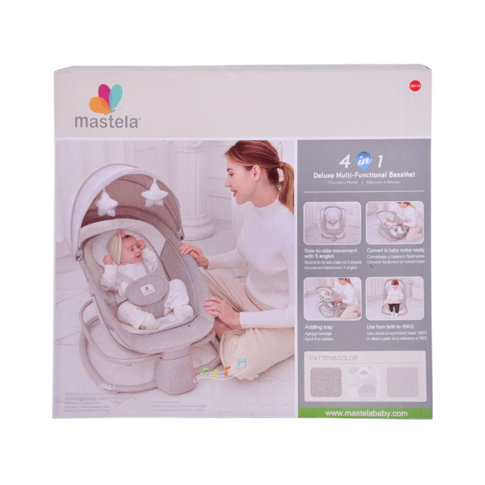 MASTELA DELUXE MULTIFUNCTIONAL BASSIINET 4IN1 8114 T.T