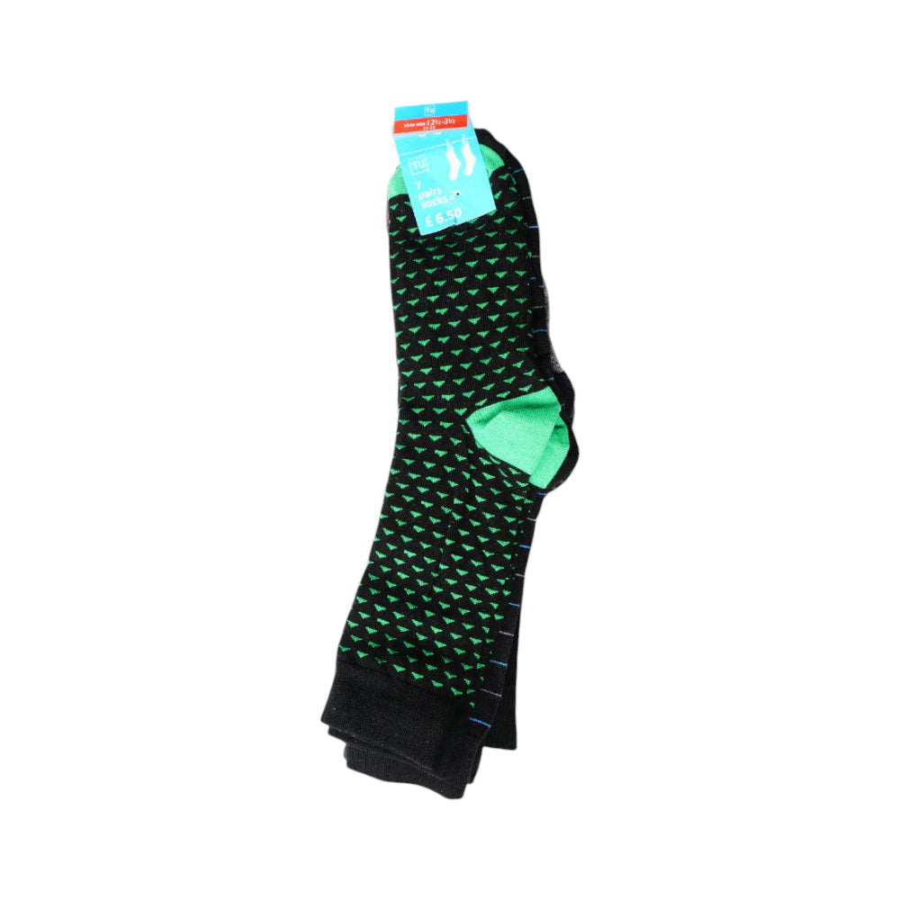 BOYS SOCKS 7PC PACK MDW-23 12M-3.5 YEAR