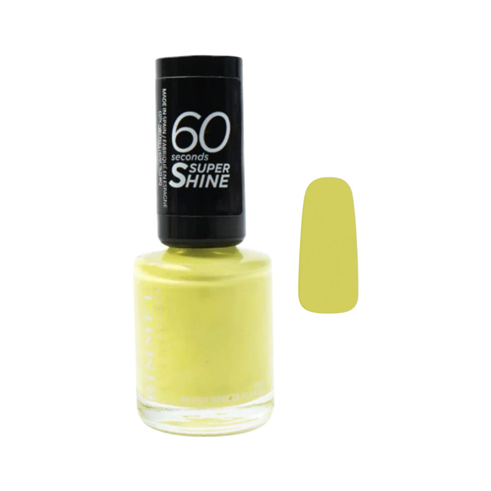 RIMMEL 60 SECONDS SUPERSHINE NAGELLAK - 155 BEACH BREEZE PLE