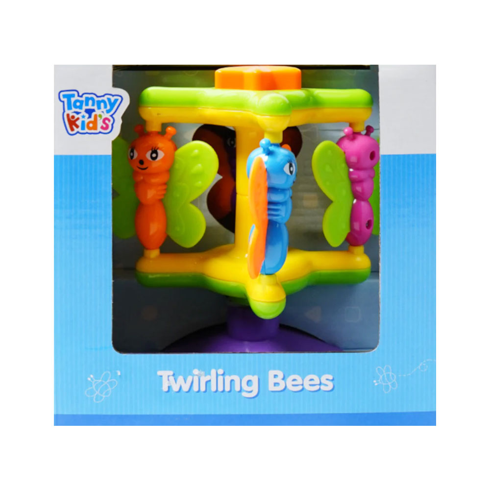 TY9023 TANNY KIDS TWIRLING BEES RATTLE  ID