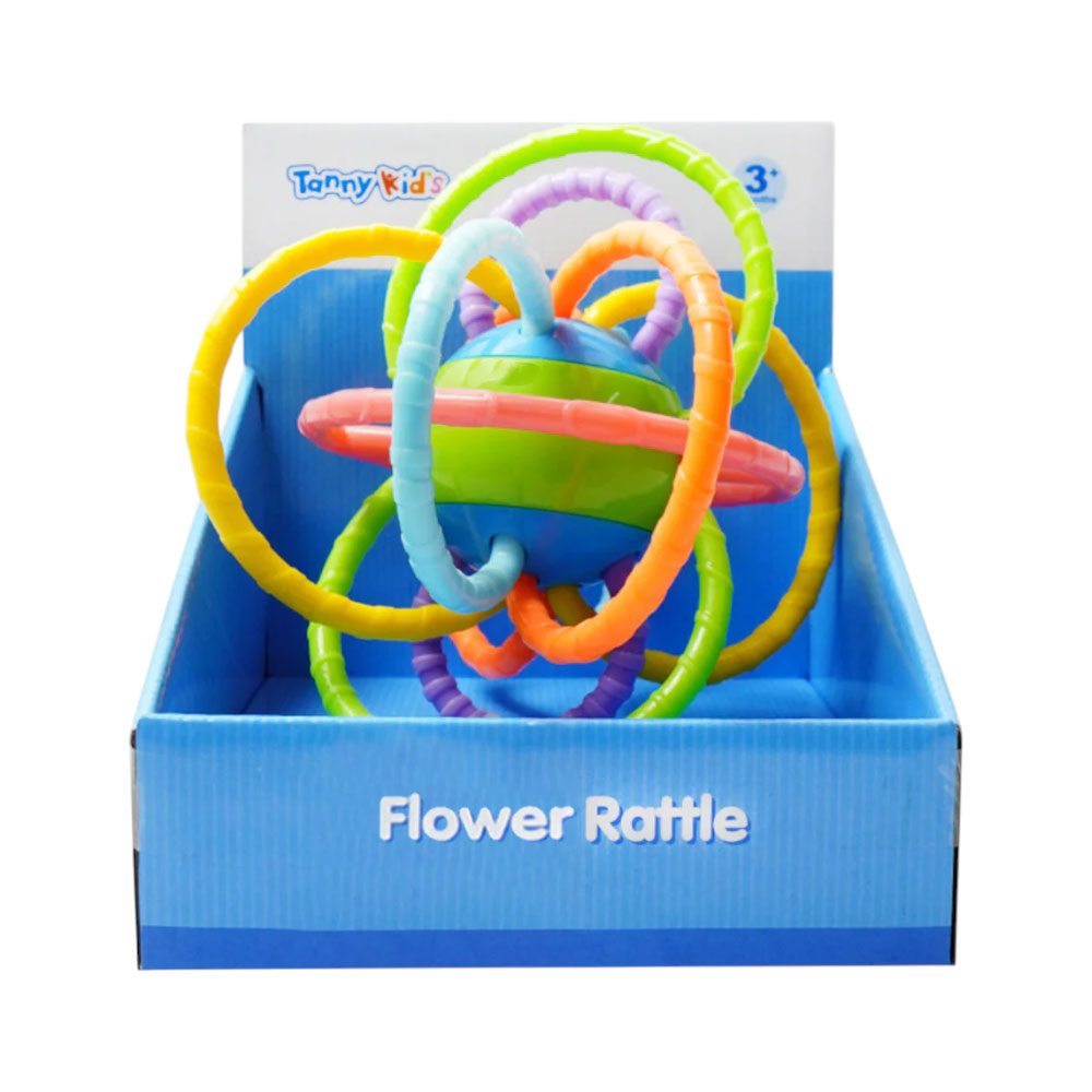 TY9076 TANNY KIDS FLOWER RATTLE  ID