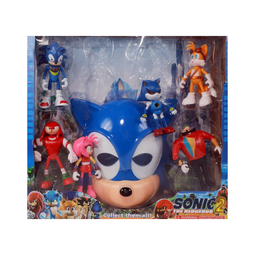 20793 SONIC FIGURE 6PC WITH MASK  ID