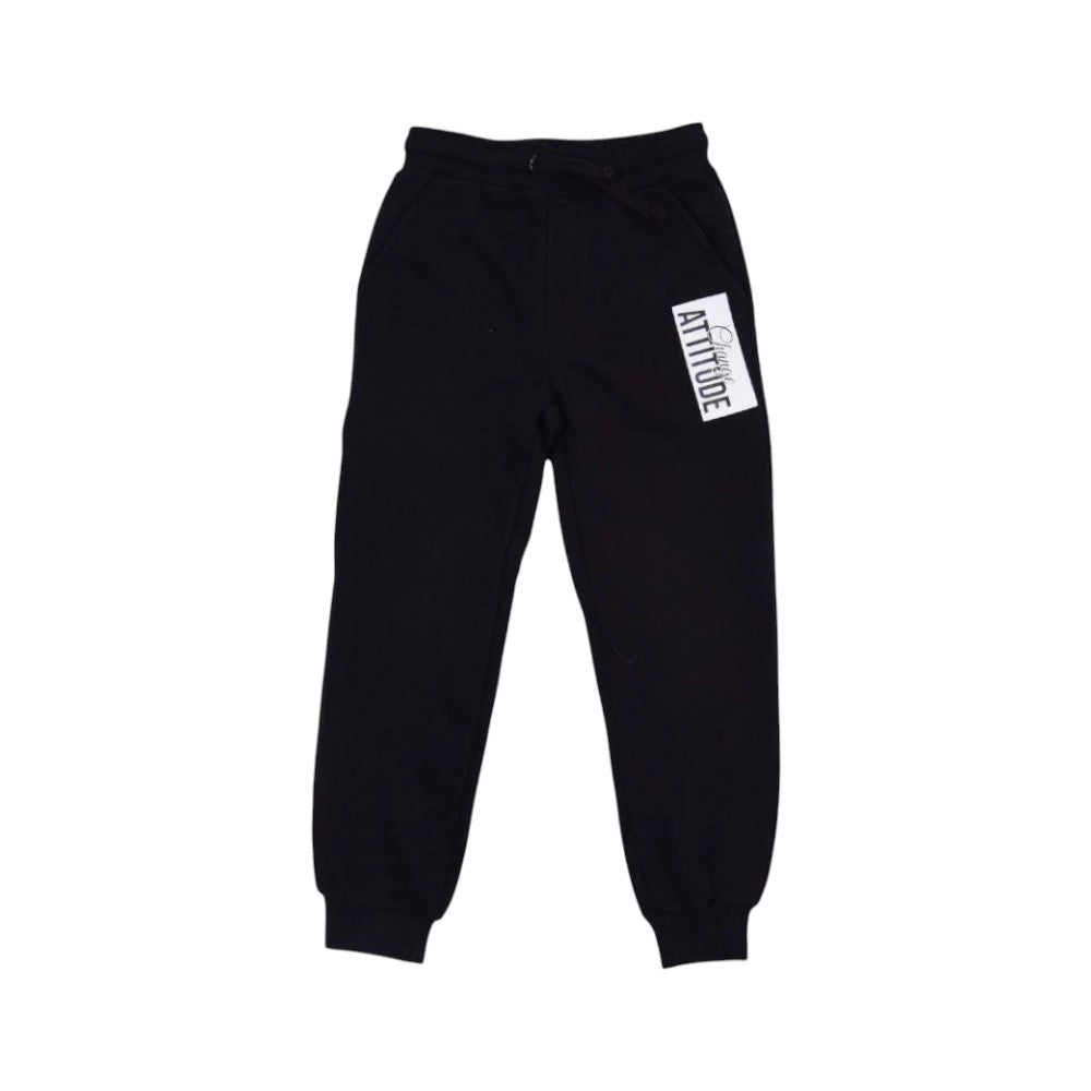 BOYS TROUSER HOP & ROLL BLACK MZW-24 6-7 YEAR BT202
