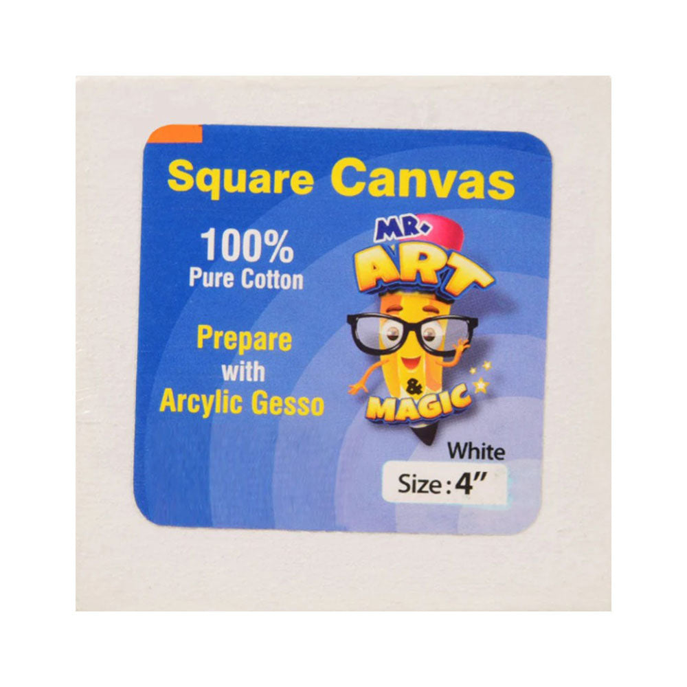 3104 Mr.art Magic Square Canvas 4INCH