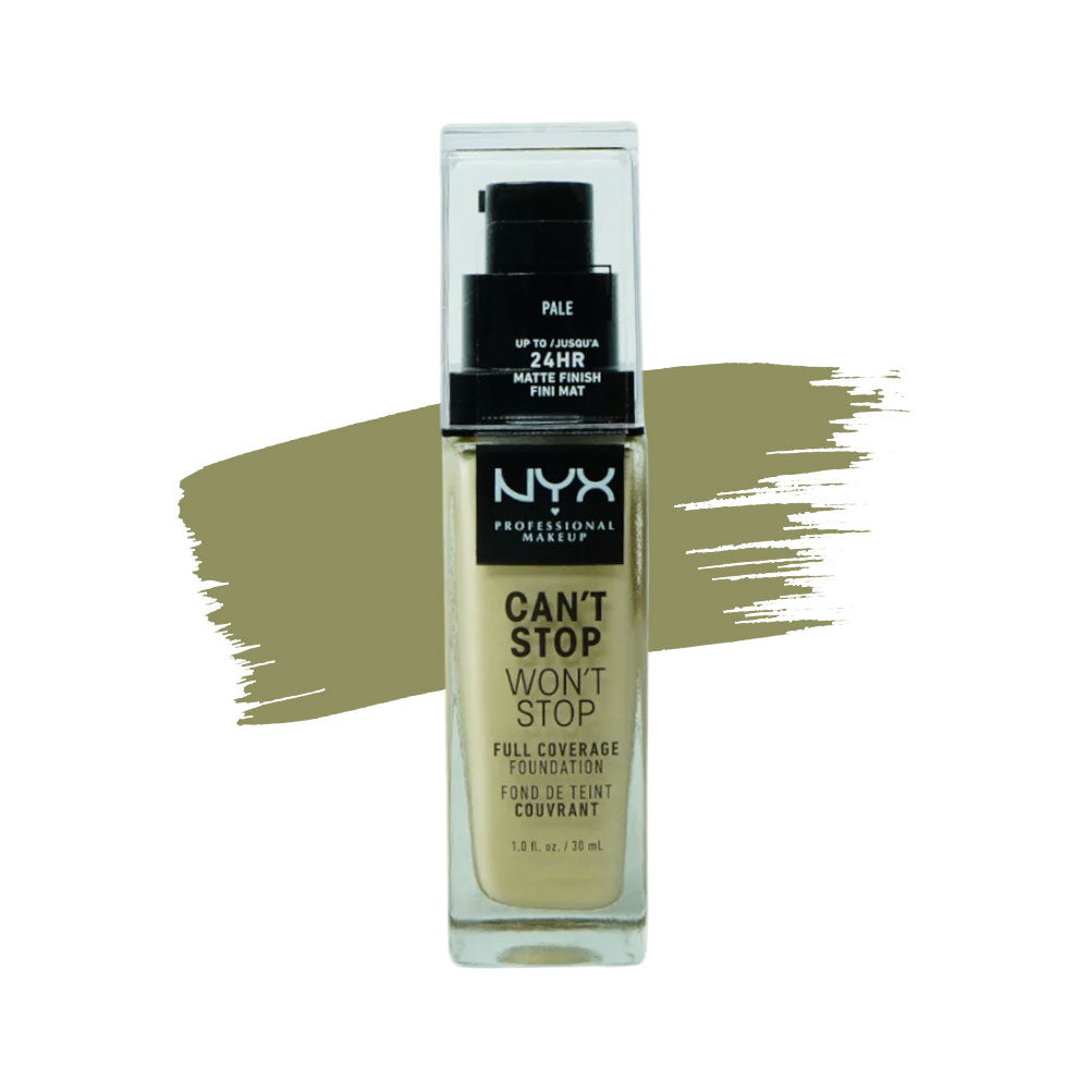 NYX CANT STOP WONT STOP FULL COVERAGE FOUNDATION (01 PALE) 3