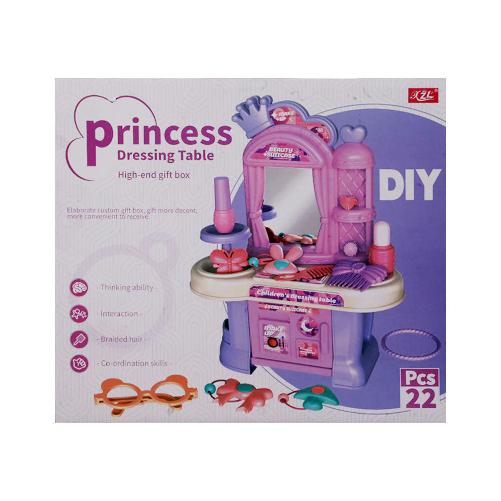 T2153-A PRINCESS MINI DRESSING TABLE 22PC