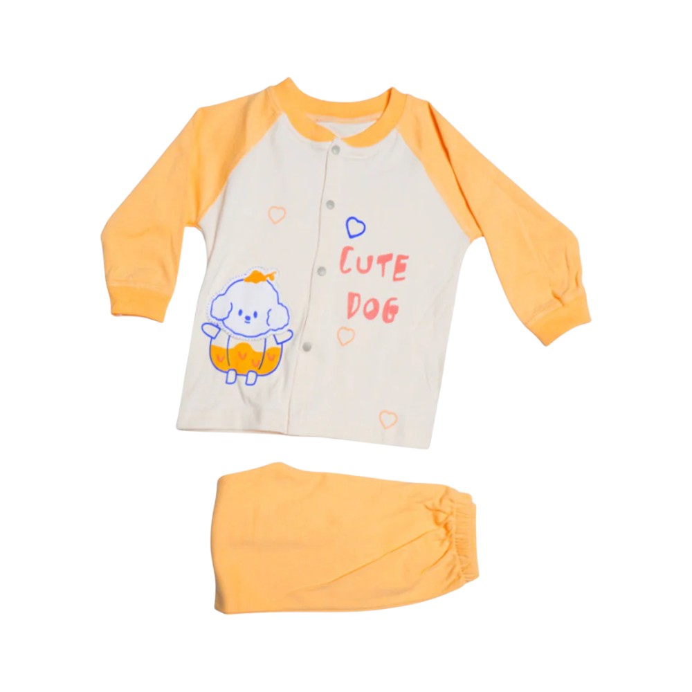 BOYS L/S 2PC PAJAMA SUIT MZS-24 9-12M 3064