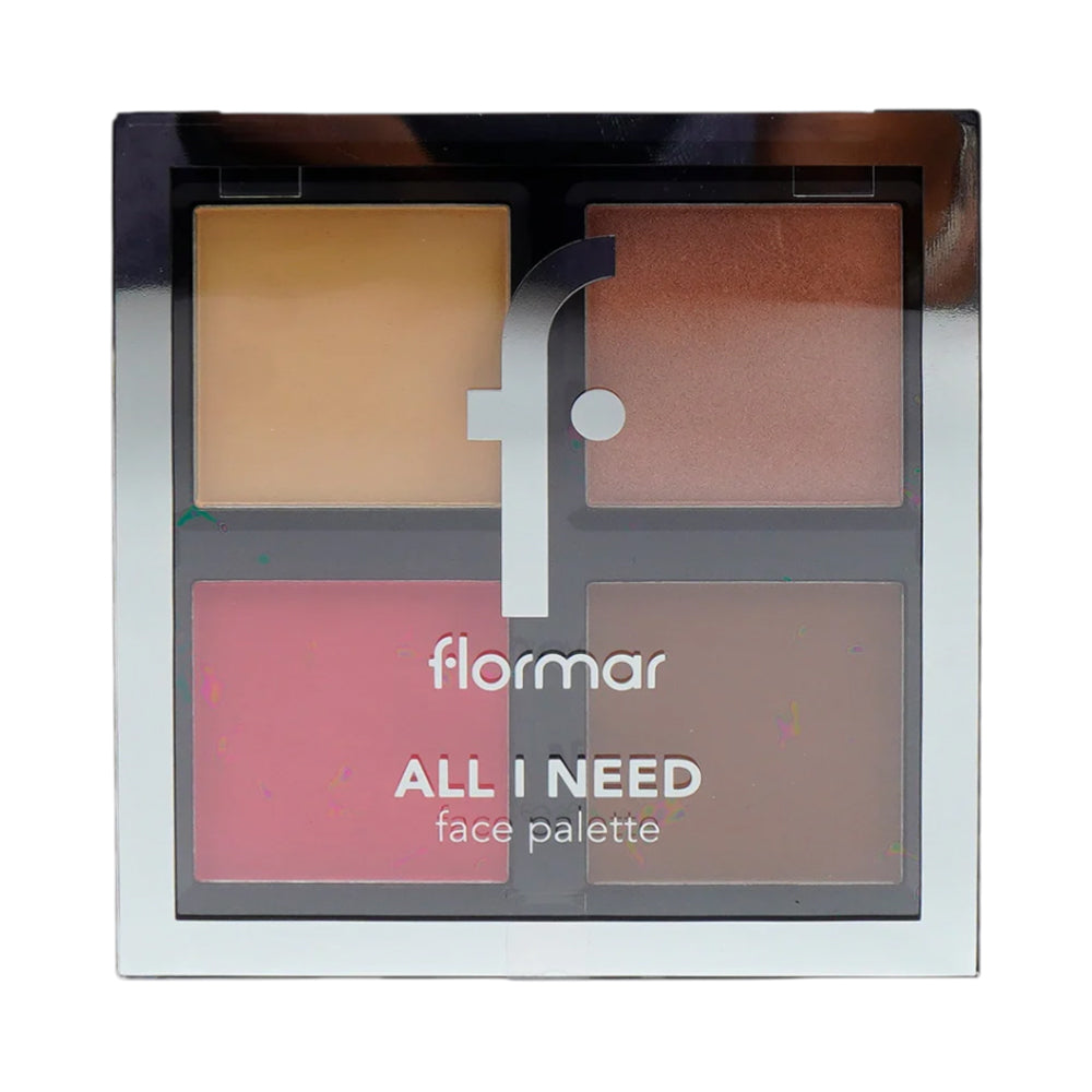 FLORMAR ALL I NEED FACE PALETTE PLT CONTOUR/HIGHLIGHTER 14.4