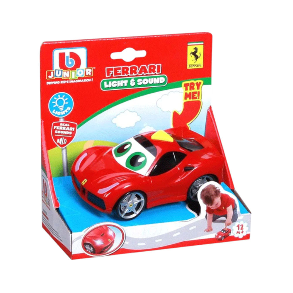 81002 BJ FERRARI CAR W-TRIANGLE BUTTON