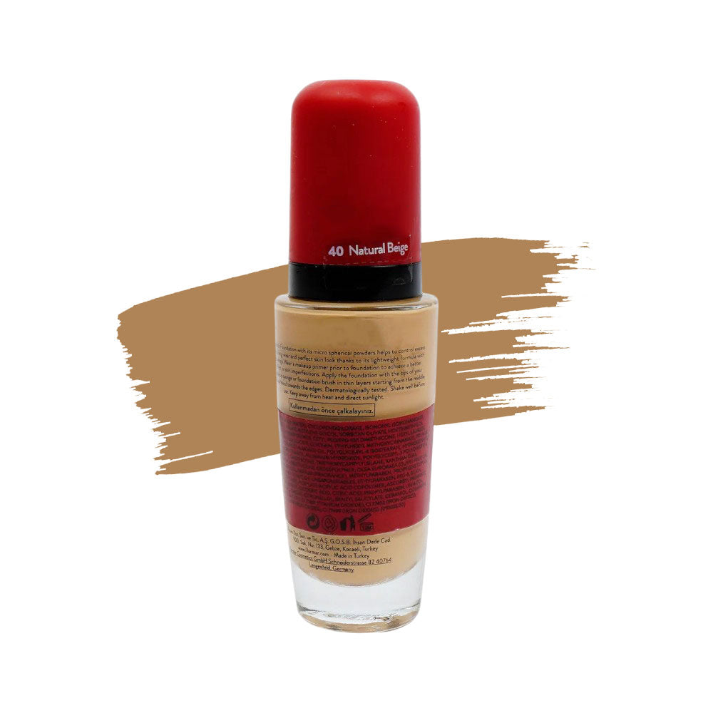 FLORMAR LONGWEAR MATTE FOUNDATION 40