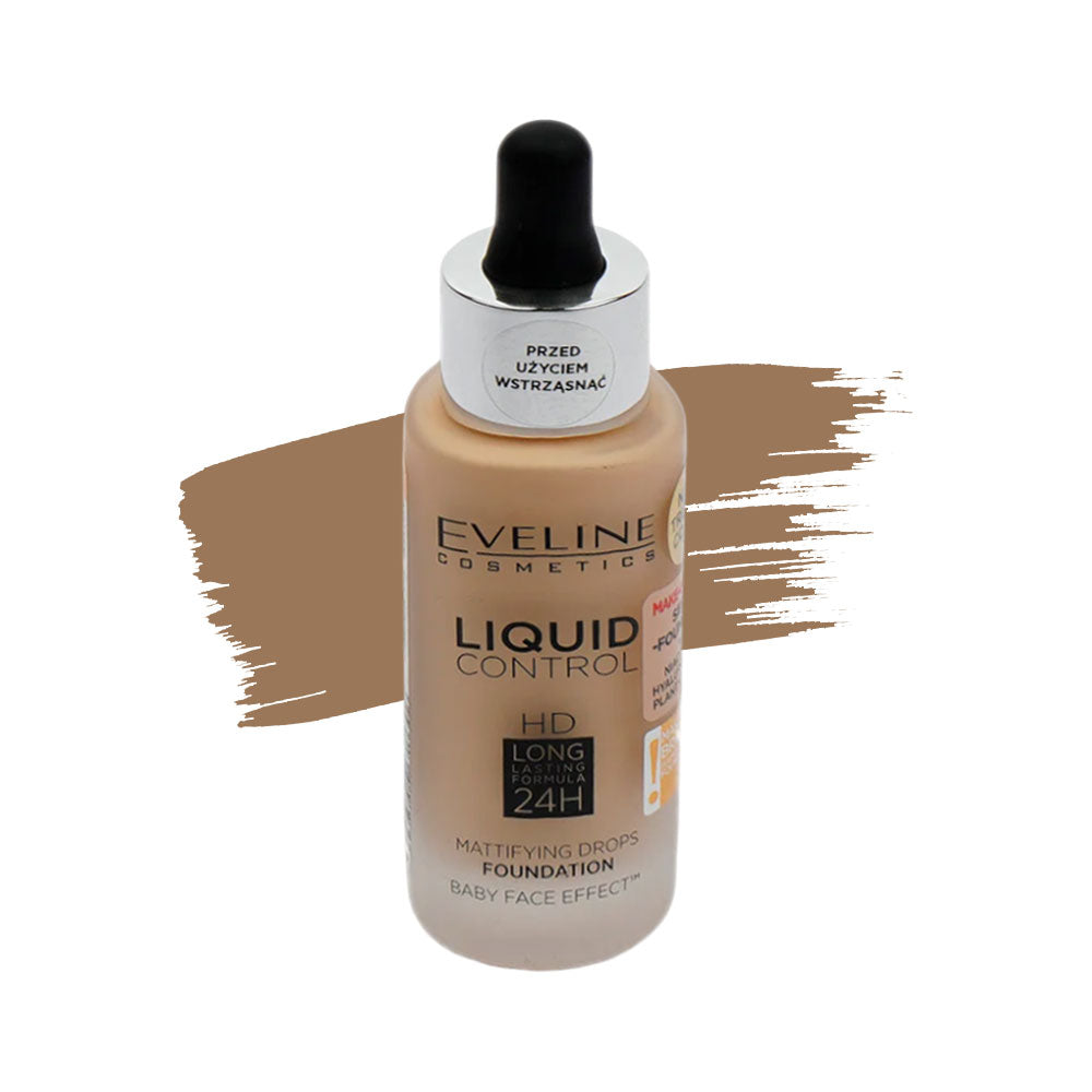 EVELINE LIQUID CONTROL SERUM FOUNDATION WITH NIACINAMIDE