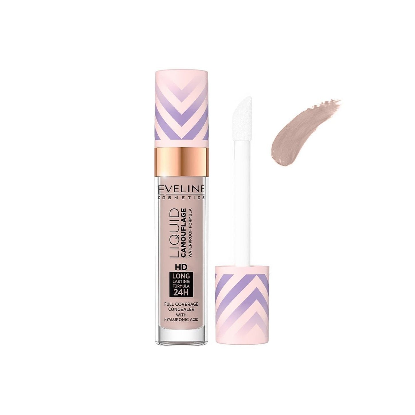 EVELINE LIQUID CAMOUFLAGE WATERPROOF FORMULA 04 LIGHT ALMOND