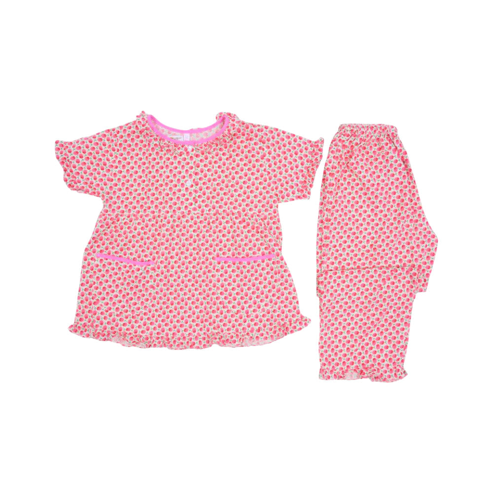 GIRLS S/S 2PC SLEEPING SUIT MZS-24 4-6 YEAR THAI