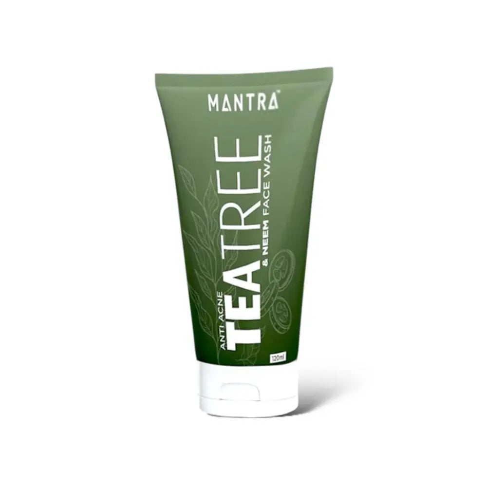 ORGANIC TEA TREE &NEEM FACE WASH 120 ML