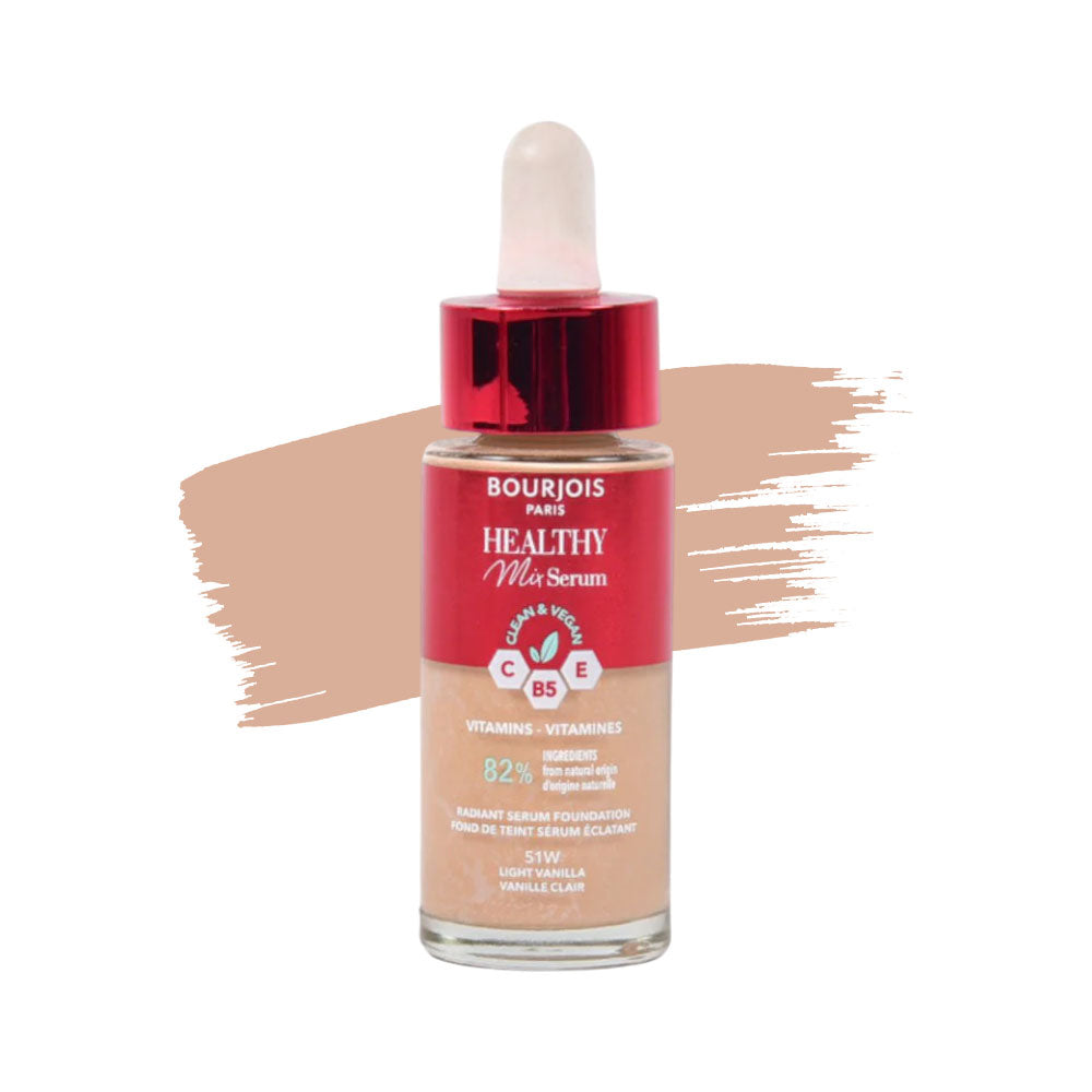 BOURJOIS  HEALTHY MIX SERUM FOUNDATION MAKEUP BASE 51 LIGHT