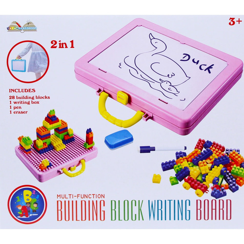 QJ8817 BUILDING BLOCKS WRITTING BOARD 2IN1
