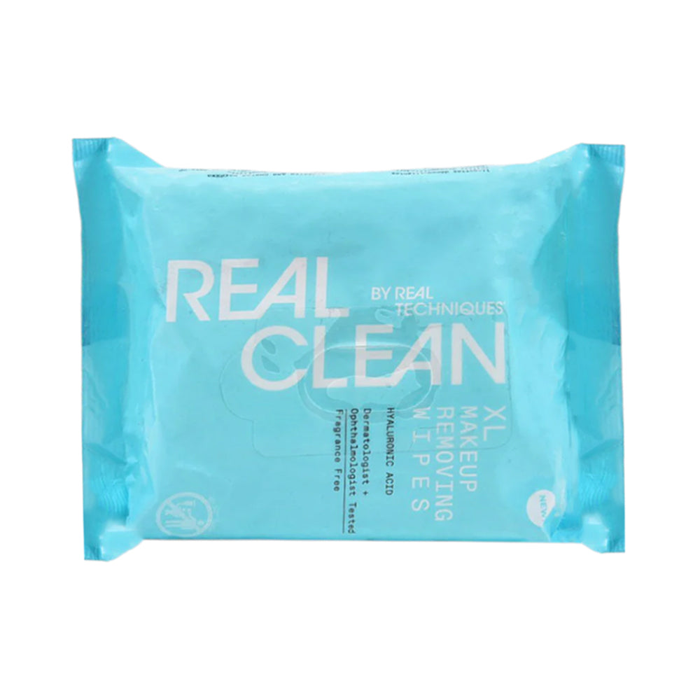 REAL TECHNIQUES MAKE-UP REMOVING WIPES 25 XL