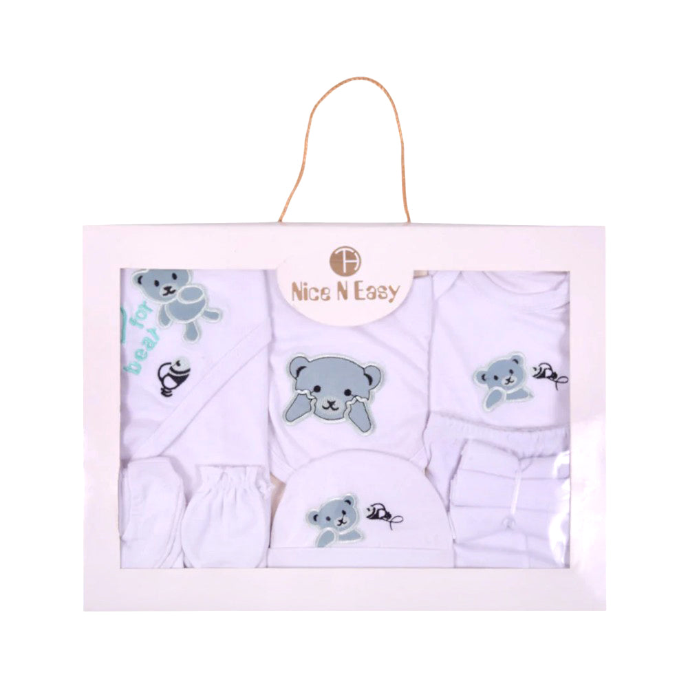 BABY GIFT SET 10PC BOX NICE & EASY GREEN MZS-24