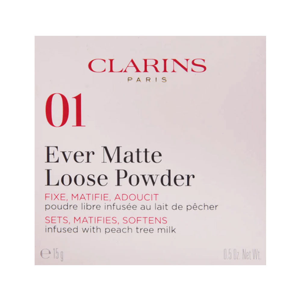 CLARINS MAKEUP FOUNDATION EVER MATTE LOOSE POWDER 01 15GM