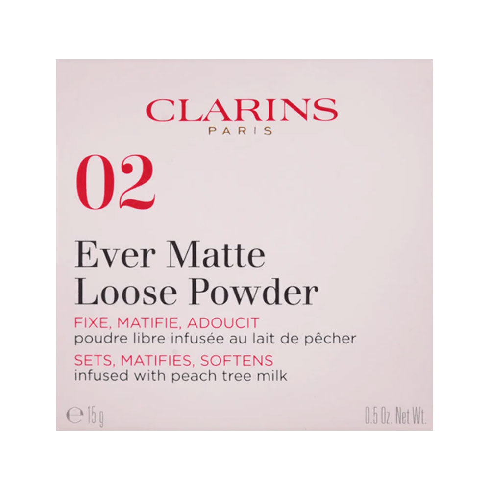 CLARINS MAKEUP FOUNDATION EVER MATTE LOOSE POWDER 02 15GM