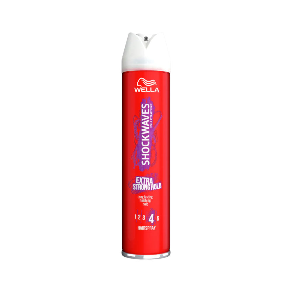 WELLA HAIR SPRAY SHOCKWAVES  EXTRA STRONG HOLD 250ML