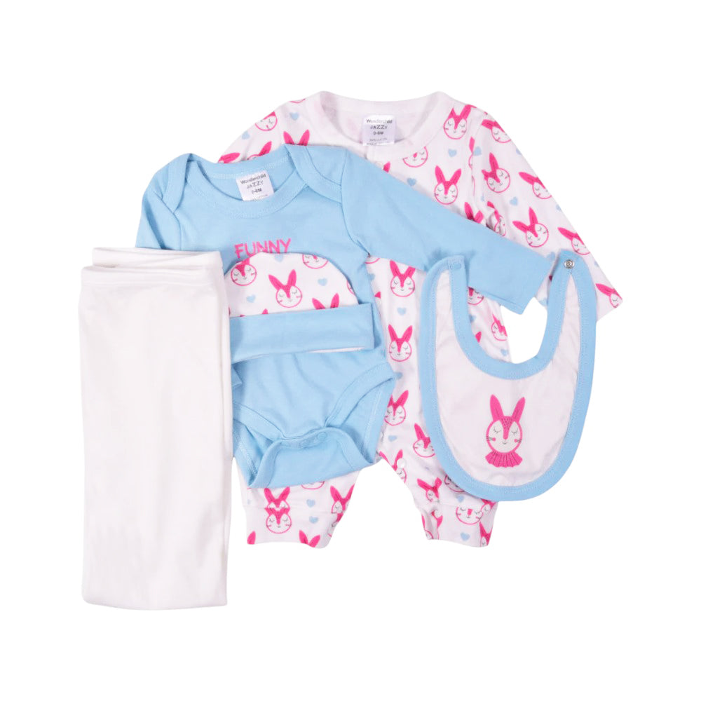 BABY GIFT SET HANGER 5PC MZW-24 0-3M 239-064