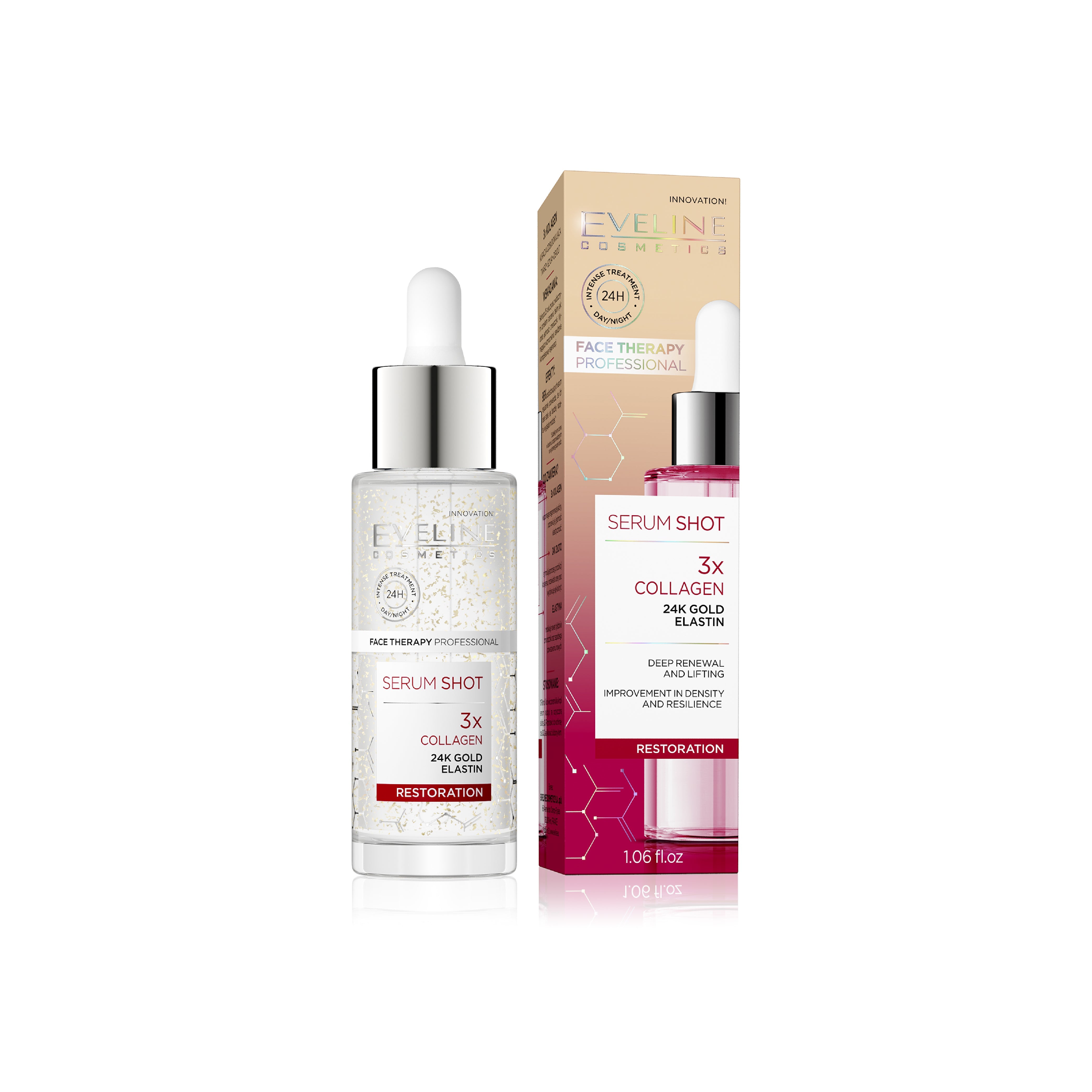 EVELINE SERUM SHOT 3X COLLAGEN RESTORATION  30ML