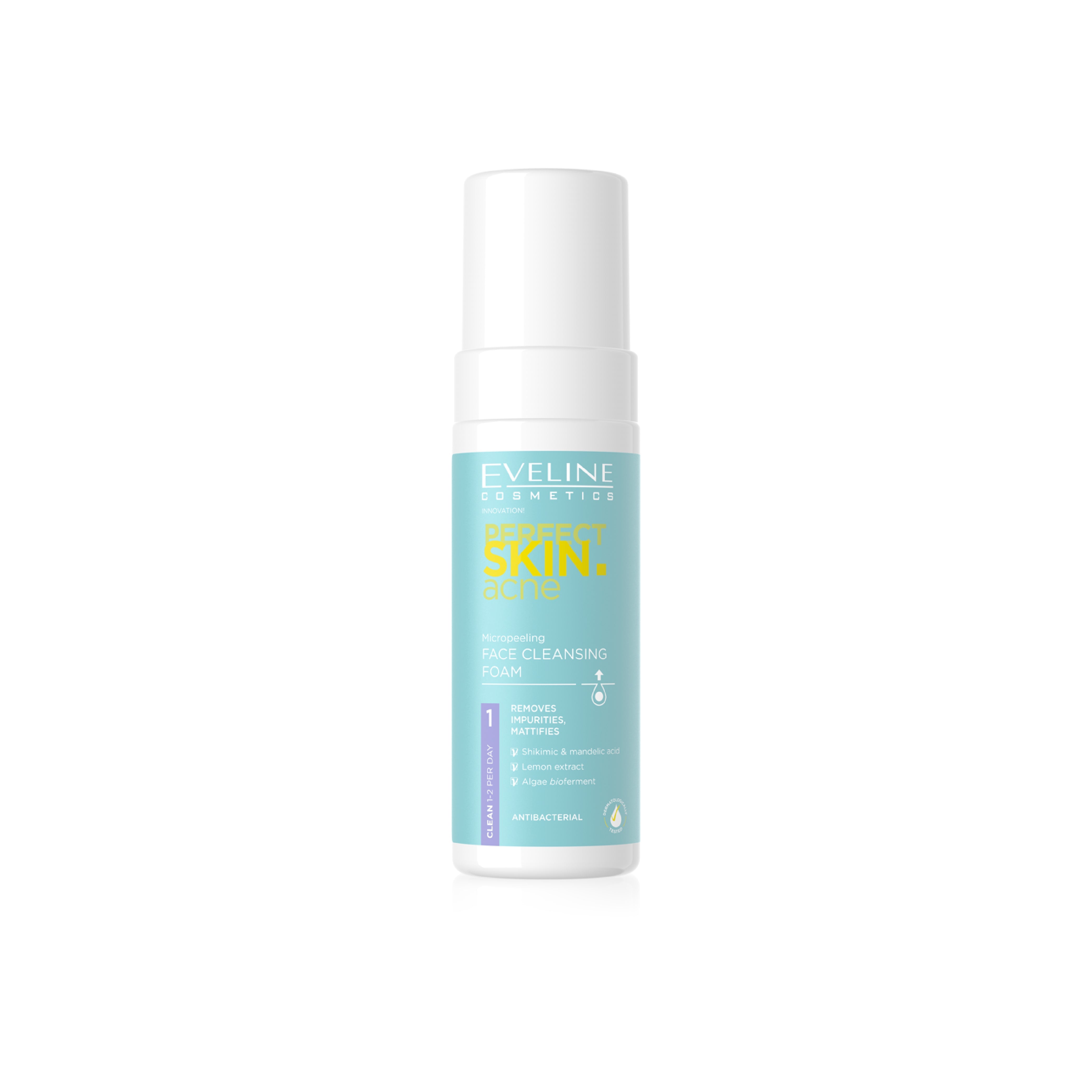 EVELINE PERFECT SKIN ACNE FACE CLEANSING FOAM  150ML