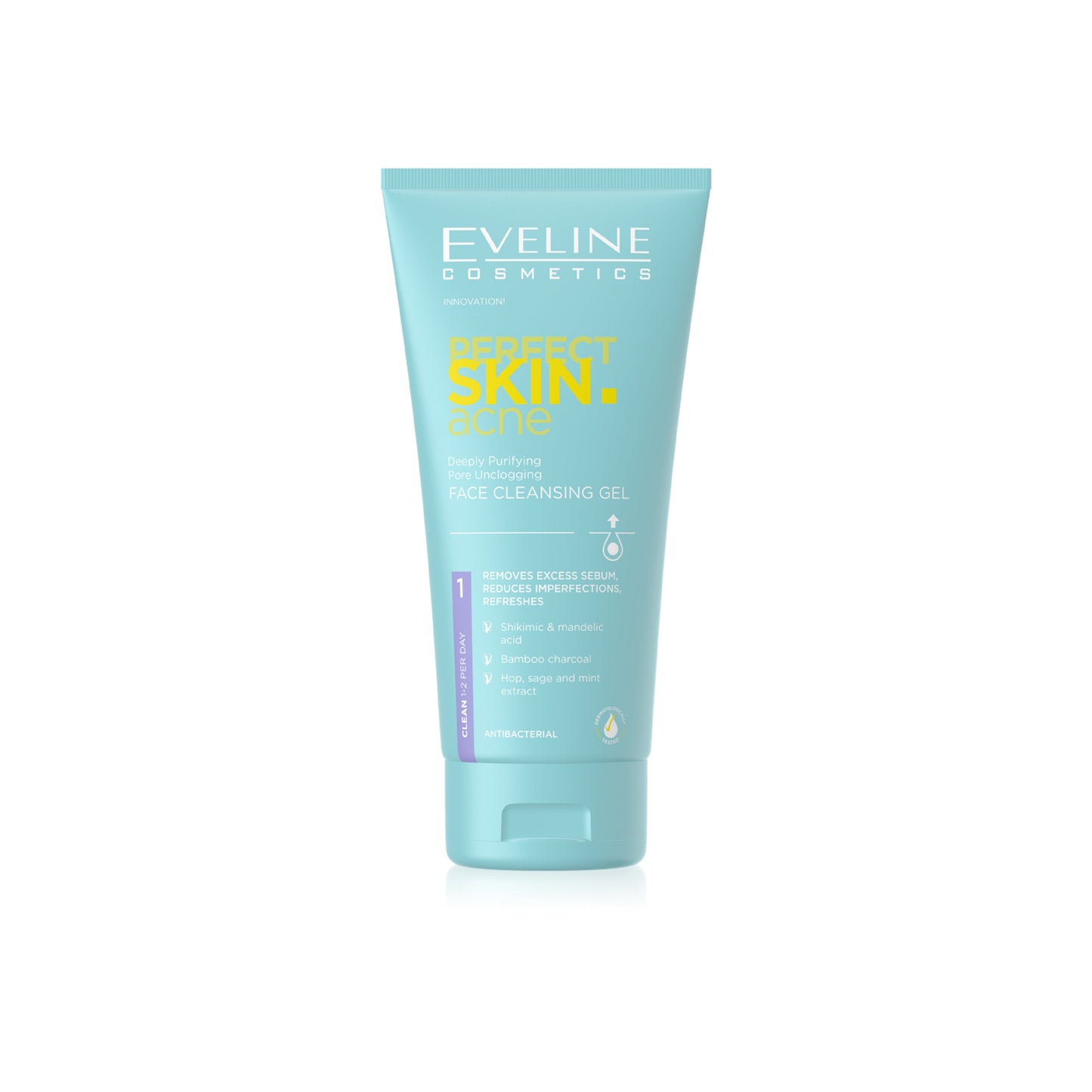 EVELINE PERFECT SKIN ACNE FACE CLEANSING GEL 150ML