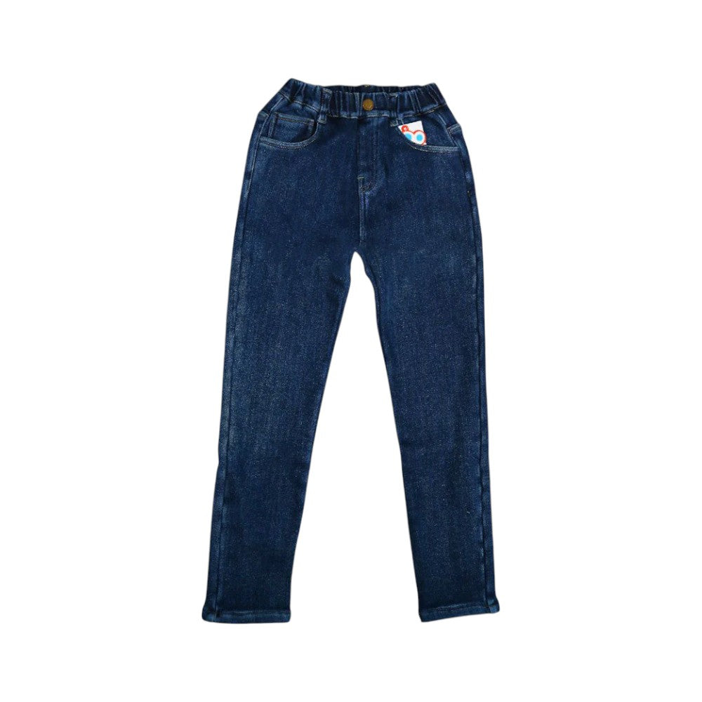 BOYS DENIM JEANS QUILTED MZW-24 8-9Y 35
