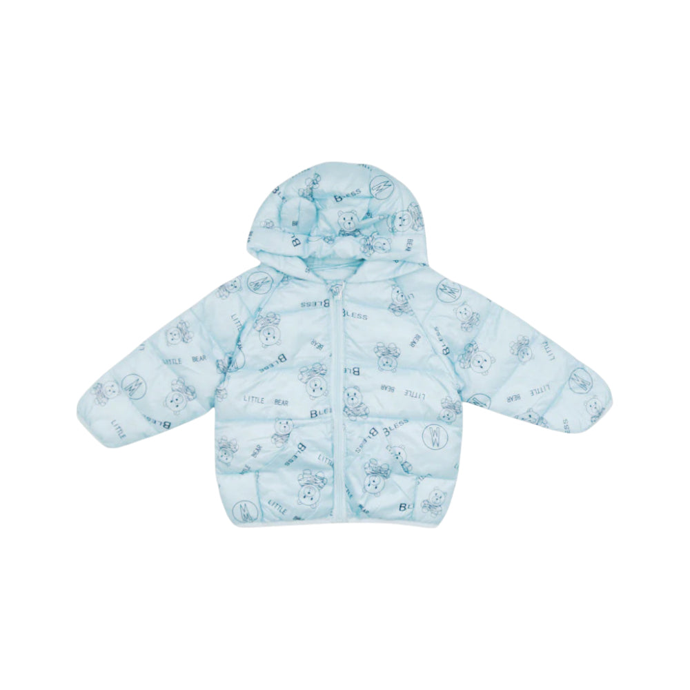 BOYS L/S PUFFER JACKET HOODED MZW-24 9-12M 68