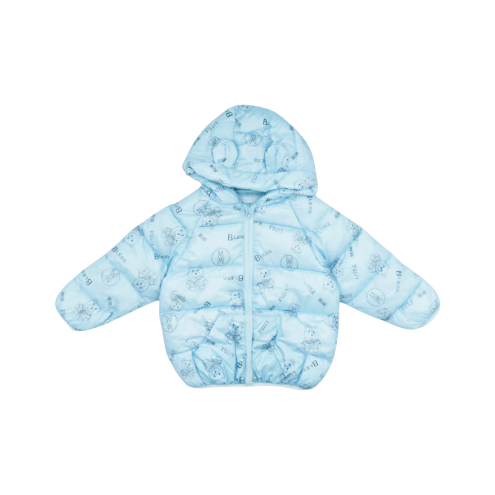 BOYS L/S PUFFER JACKET HOODED MZW-24 12-18M 68