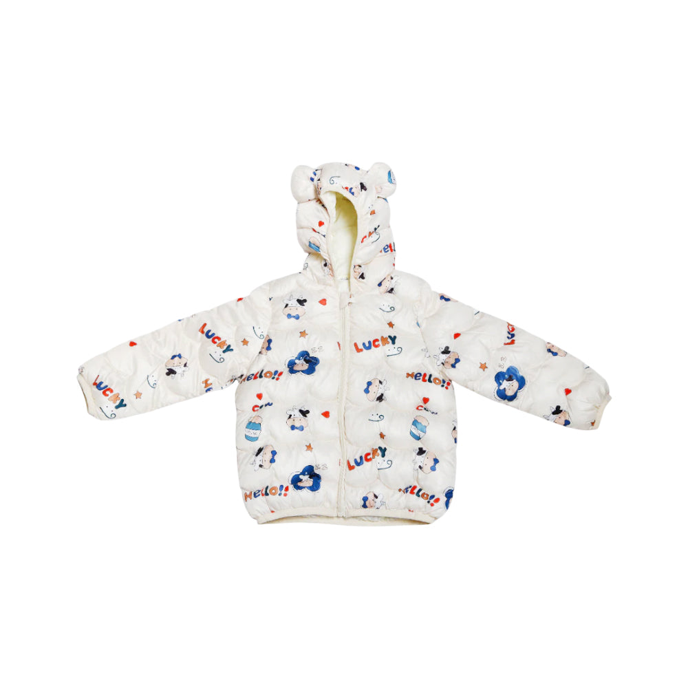 BOYS L/S PUFFER JACKET HOODED MZW-24 12-18M 69