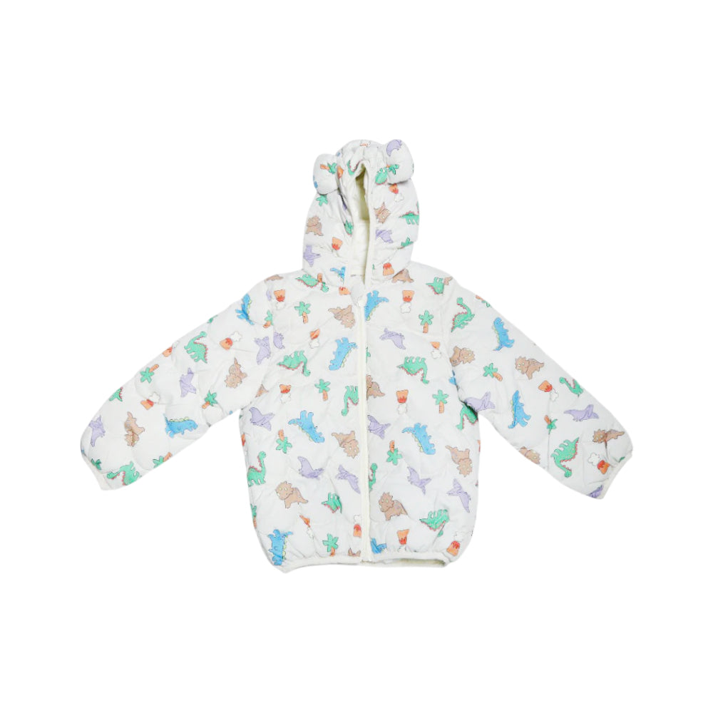 BOYS L/S PUFFER JACKET HOODED MZW-24 18-24M 62