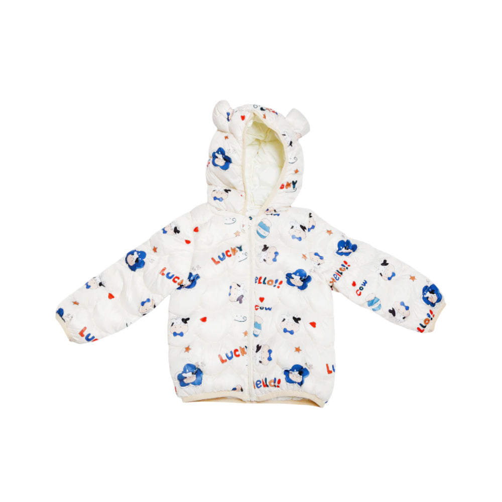 BOYS L/S PUFFER JACKET HOODED MZW-24 9-12M 69