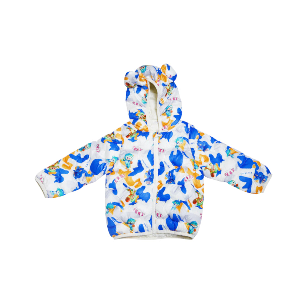 BOYS L/S PUFFER JACKET HOODED MZW-24 9-12M 60