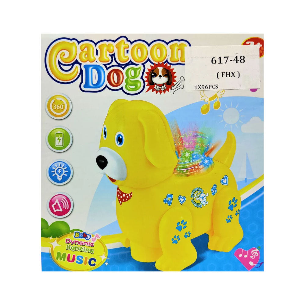 617-48 MUSICAL CARTOON DOG