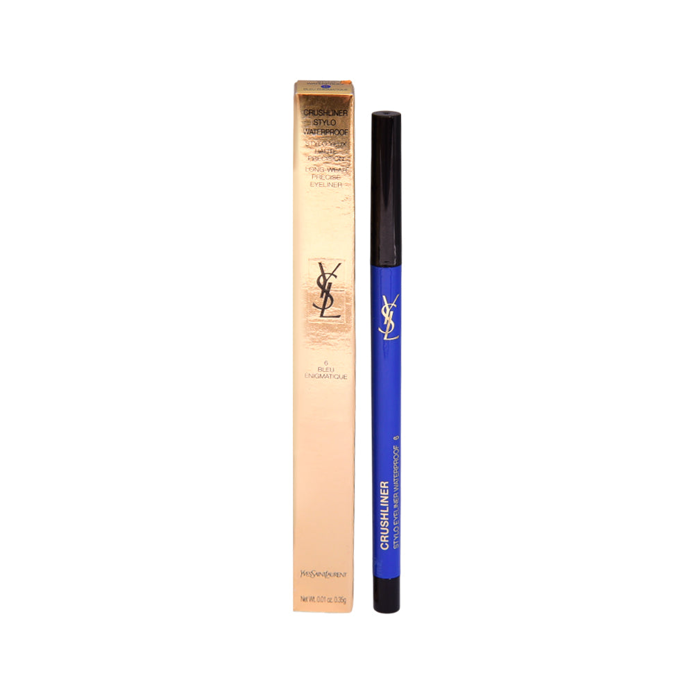 YSL-LADIES CRUSHLINER STYLO WATERPROOF EYELINER 06 BLEU ENIG