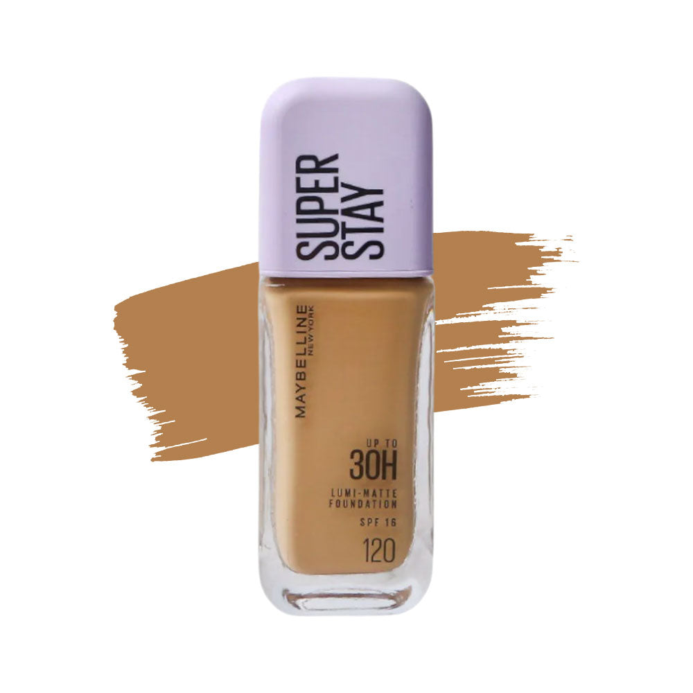 MAYBELLINE SUPERSTAY LUMI MATTE FDT 120 AS X