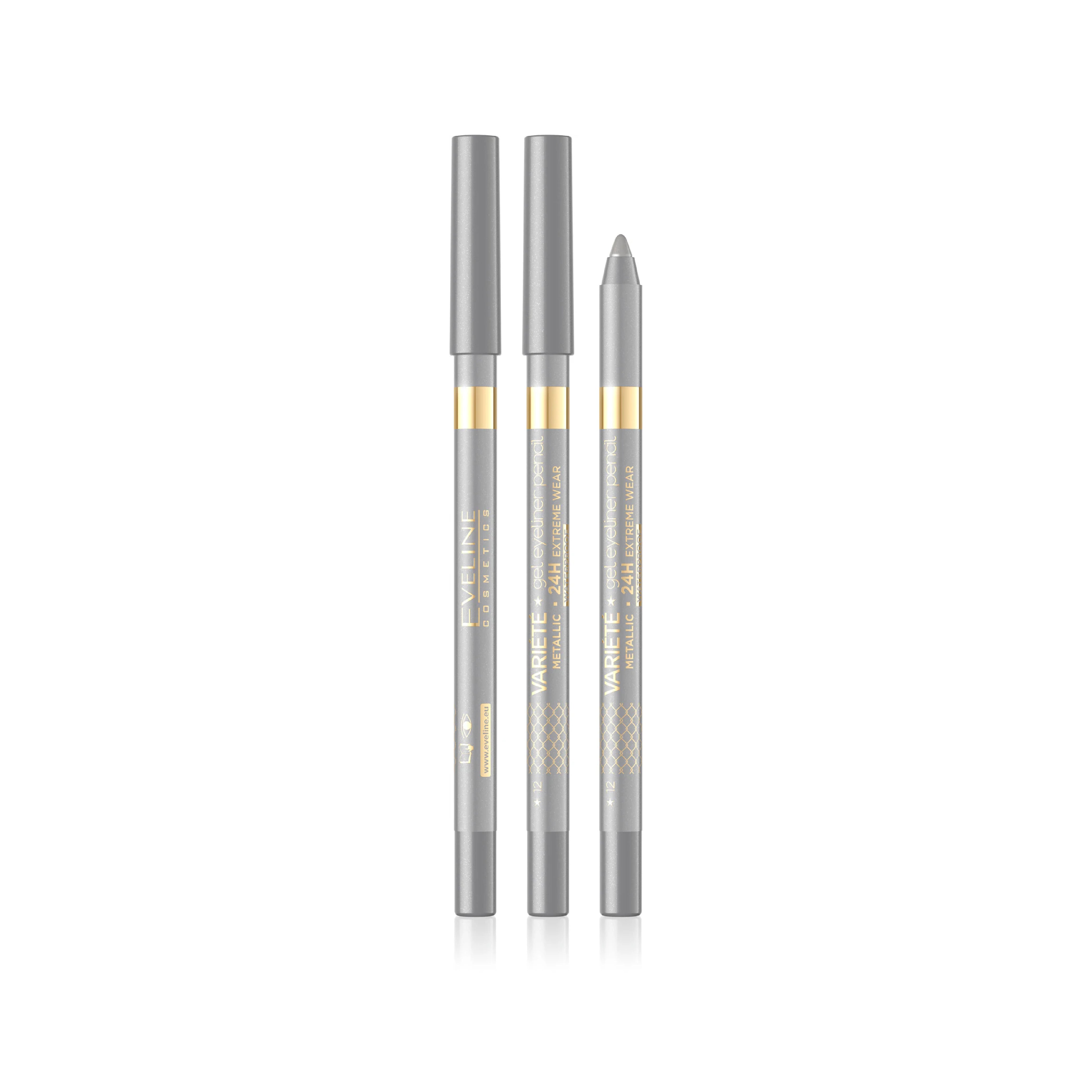 EVELINE VARIETE GEL EYELINER PENCIL 12 SILVER
