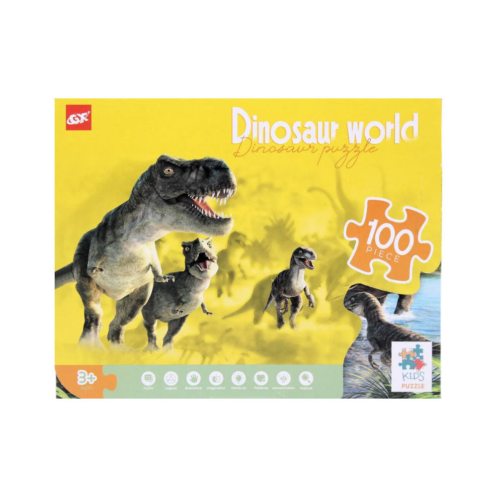 61003 DINOSAUR PUZZLE GAME 100PCS